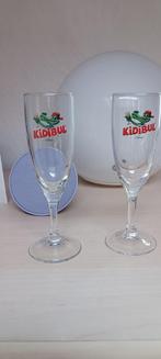 2 glazen fluiten van kidibul (niet meer verkrijgbaar), Ophalen of Verzenden, Zo goed als nieuw, Glas