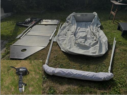 Yamaha F5AMHS motor met zar fish 270 boot, Watersport en Boten, Rubberboten, Zo goed als nieuw, Yamaha, Hout, Minder dan 70 pk