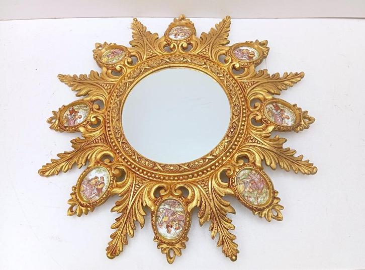 zeldzame FRAGONARD spiegel brons verguld, Antiek en Kunst, Antiek | Brons en Koper, Brons, Ophalen of Verzenden