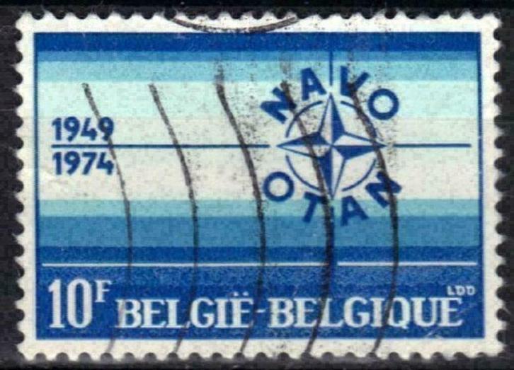 Belgie 1974 - Yvert 1706/OBP 1712 - 25 jaar Navo (ST), Postzegels en Munten, Postzegels | Europa | België, Gestempeld, Gestempeld