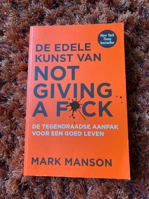 Boek " De edele kunst van not giving a fuck", Boeken, Advies, Hulp en Training, Ophalen of Verzenden