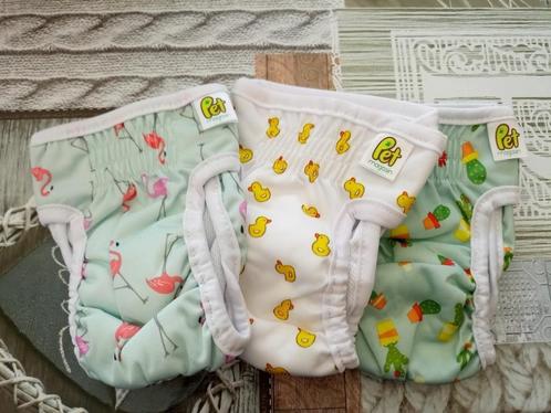 Lot de 3 Couches réutilisables pour petit animaux -Taille XS, Dieren en Toebehoren, Hondenkleding, Nieuw, Ophalen