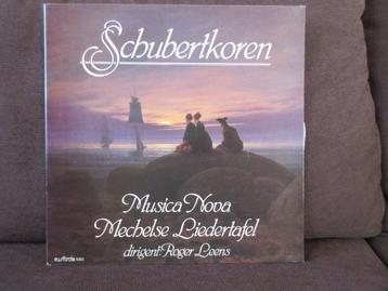 LP Schubertkoren - Musica nova - Mechelse Liedertafel beschikbaar voor biedingen