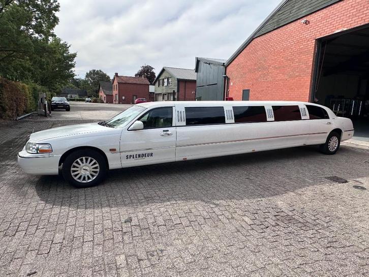 Prachtige Witte Stretch Limousine, Auto's, Lincoln, Particulier, Town Car, Benzine, Overige carrosserie, 5 deurs, Automaat, Beige