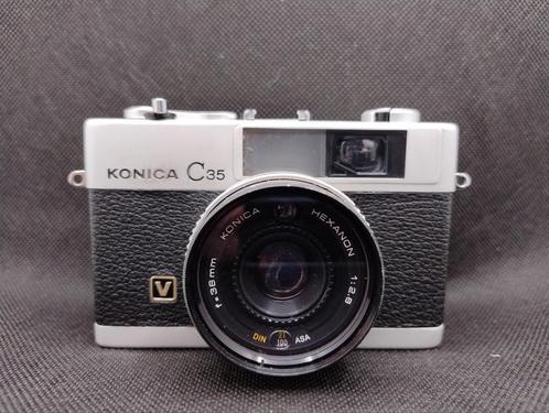 Vintage camera Konica C35, Audio, Tv en Foto, Fotocamera's Analoog, Gebruikt, Konica, Ophalen of Verzenden