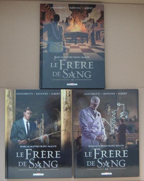 Marcas, maître franc-maçon Le frère de sang 3 delen EO, Boeken, Stripverhalen, Zo goed als nieuw, Complete serie of reeks, Ophalen of Verzenden