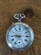 Montre à gousset Roskopf "Chemin de fer", Handtassen en Accessoires, Horloges | Heren, Zakhorloge, Gebruikt, Zilver, Ophalen