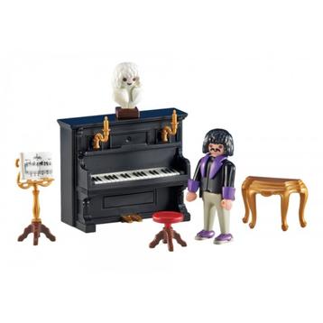 Playmobil victoriaanse pianist 5551  in originele zwarte box