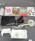 Wii set met 4 spelletjes, Games en Spelcomputers, Spelcomputers | Nintendo Wii, Ophalen of Verzenden, Gebruikt