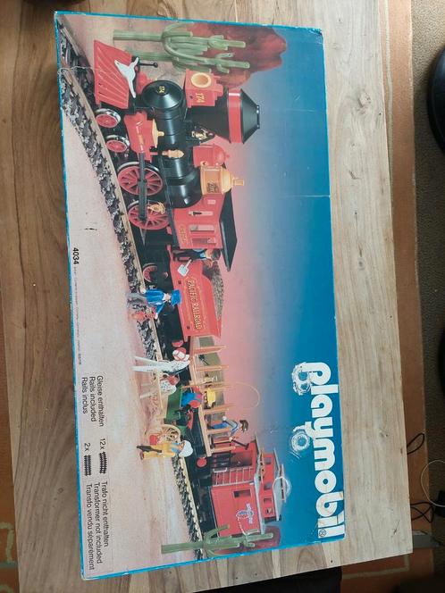 Playmobil Western Trein 4034, Verzamelen, Speelgoed, Gebruikt, Ophalen of Verzenden