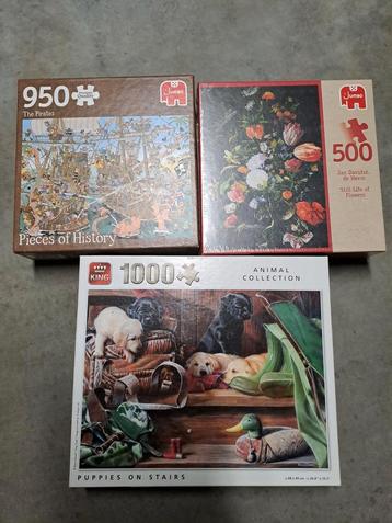 3 puzzels  disponible aux enchères