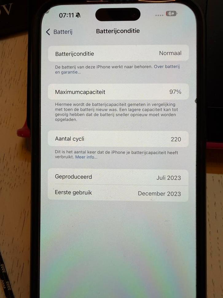 Perfecte i phone 15 pro max 1TB IN NIEUWE STAAT, Télécoms, Téléphonie mobile | Apple iPhone, Comme neuf, Enlèvement