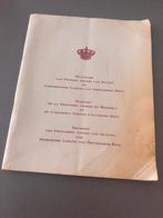 Misboekje plechtigheid huwelijk prinses Astrid en Lorenz, Ophalen of Verzenden, Gelezen