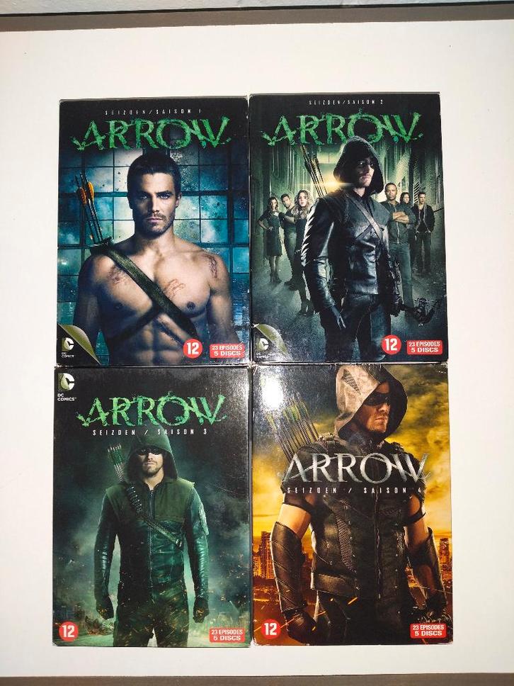 Série ARROW – Saisons 1 à 4 – DVD, Cd's en Dvd's, Dvd's | Tv en Series, Zo goed als nieuw, Actie en Avontuur, Vanaf 16 jaar, Ophalen