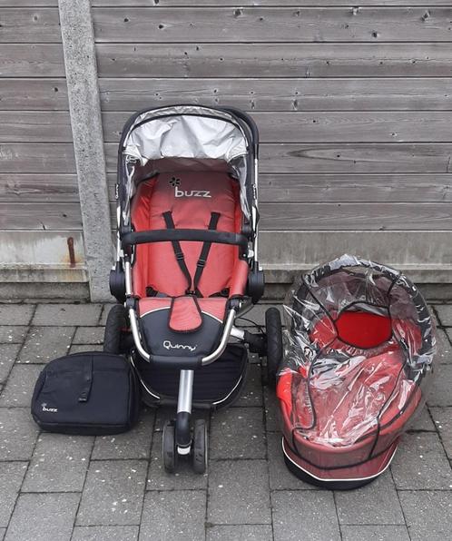 Quinny Buzz kinderwagen, Enfants & Bébés, Poussettes & Combinaisons, Utilisé, Poussette, Quinny, Pneus, Avec nacelle, Tige de poussée réglable