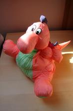 dino knuffel in glad stof = dinosaurus 40 cm hoog, Kinderen en Baby's, Speelgoed | Knuffels en Pluche, Ophalen, Zo goed als nieuw