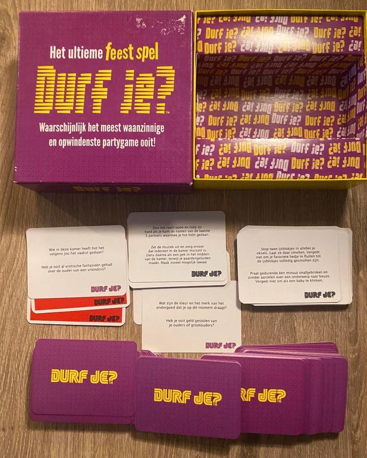 🔥 Het ultieme feestspel - durf je?, Hobby en Vrije tijd, Gezelschapsspellen | Kaartspellen, Zo goed als nieuw, Ophalen of Verzenden