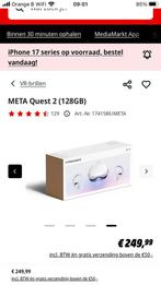 Vr bril meta Quest 2 + accessoires, Ophalen, Nieuw
