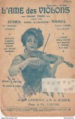 L AME DES VIOLONS MELODIE TZIGANE PARTITION MUSICALE, Musique & Instruments, Enlèvement ou Envoi, Utilisé, Thème