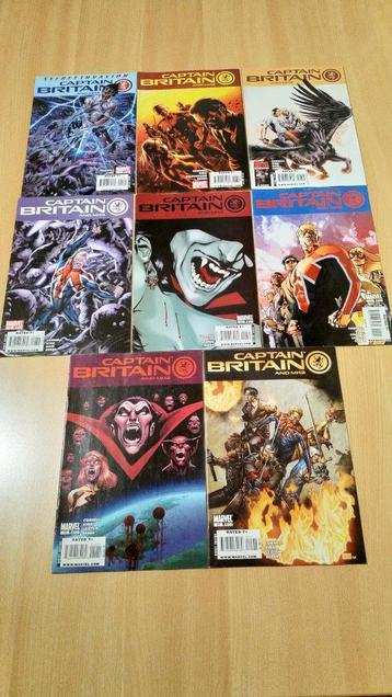 Marvel Comics - Captain Britain & MI:13 Lot, Boeken, Meerdere comics, Ophalen of Verzenden, Gelezen, Amerika