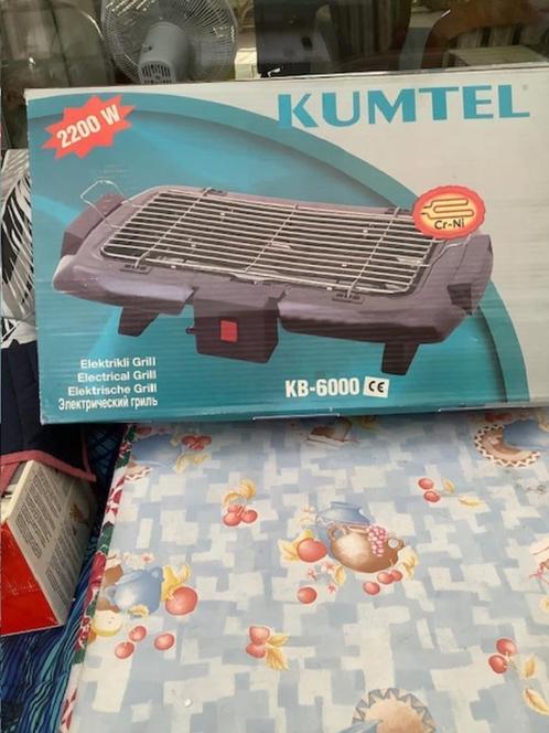 elektrische grill --KUMTEL2200 W  grill oppervlakte 21,5x34, Tuin en Terras, Elektrische barbecues, Nieuw, Ophalen of Verzenden