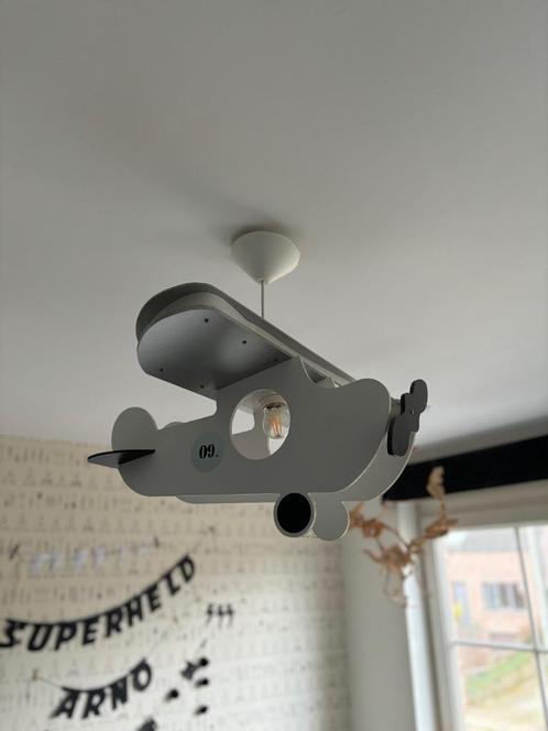 Lamp vliegtuig, Huis en Inrichting, Lampen | Wandlampen, Gebruikt, Hout, Ophalen