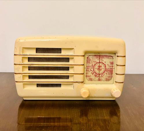 RADIO À TUBE ITALIENNE VINTAGE PHILIPS BI190U 1951 MILAN, Antiquités & Art, Antiquités | TV & Hi-Fi, Envoi
