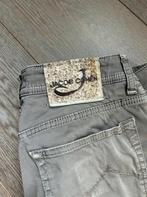 Taupe broek tailored jeans Jacob Cohën size 34, Kleding | Heren, Maat 52/54 (L), Jacob Cohën, Ophalen of Verzenden, Bruin