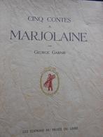 LIVRE CINQ CONTES à MARJOLAINE, Ophalen of Verzenden, Gelezen, Georges Garnir