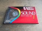 Cassette BASF EMTEC Sound I 90 sealed (zie foto's) VII, Onbespeeld, Verzenden, Nieuw in verpakking