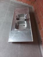 Inox spoelbak, Ophalen, Gebruikt, 50 tot 75 cm, Overige kleuren