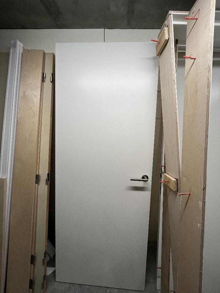 Binnendeuren, Bricolage & Construction, Fenêtres & Moustiquaires, Comme neuf, Porte intérieure, 200 à 215 cm, Moins de 80 cm, Bois