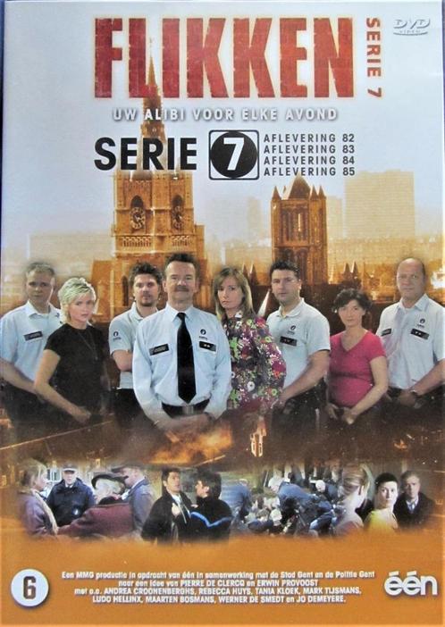 DVD ACTIE- FLIKKEN- AFLEVERINGEN 82/85 MET VLAAMSE ACTEURS, Cd's en Dvd's, Dvd's | Nederlandstalig, Gebruikt, Tv fictie, Komedie