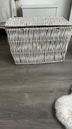 Rieten mand wit 58x40x40, Enlèvement, Utilisé, Osier, Panier