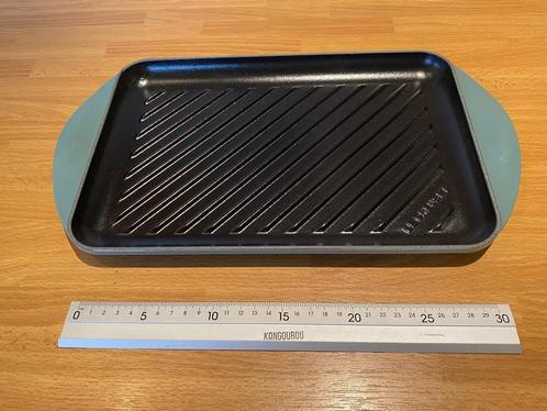 Grillplaat rechthoekig Le Creuset, Huis en Inrichting, Keuken | Potten en Pannen, Nieuw, Overige typen, Gietijzer, Inductieplaat