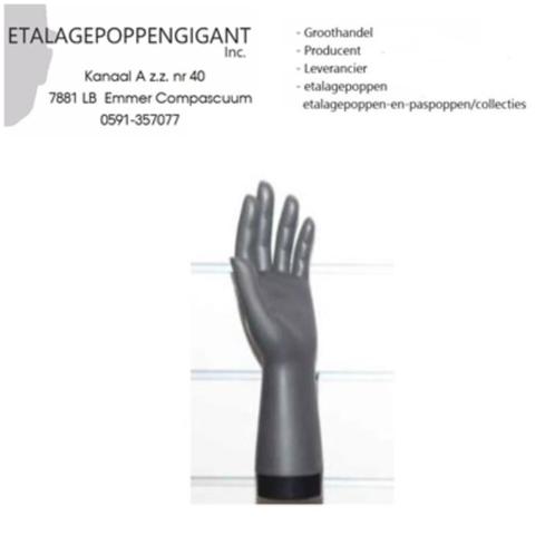 Flexibele Presentatie Handen: ETALAGEPOPPENGIGANT, Kleding | Heren, Mutsen, Sjaals en Handschoenen, Nieuw, Handschoenen, Maat 48/50 (M)