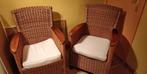 2 rieten stoelen, Huis en Inrichting, Stoelen, Ophalen, Zo goed als nieuw