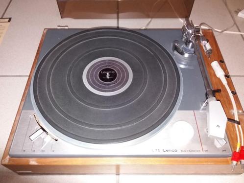 Platine Lenco L75 M75-6S, TV, Hi-fi & Vidéo, Tourne-disques, Utilisé, Tourne-disque, Réglage pitch, Enlèvement