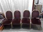 4 chaises, Maison & Meubles, Chaises, Comme neuf, Quatre, Enlèvement, Rouge