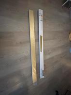 Nova Luce Seline design wandlamp - champagne kleur 120cm, Ophalen, Nieuw, Metaal, Modern minimalistisch