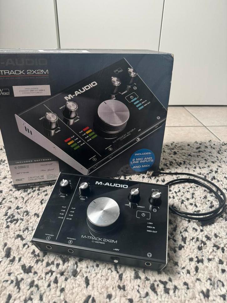 M-AUDIO M-TRACK 2X2M, Audio, Tv en Foto, Professionele apparaten, Zo goed als nieuw, Audio, Ophalen of Verzenden