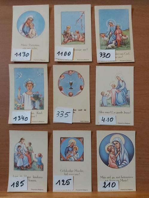 Communie prentjes religieuze prentjes, Antiek en Kunst, Curiosa en Brocante, Ophalen of Verzenden