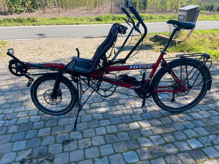 Hase Pino, Fietsen en Brommers, Fietsen | Tandems, Zo goed als nieuw, Meer dan 20 versnellingen, Ophalen