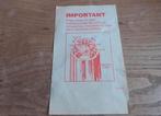 Star wars Darth Vader Star Destroyer 70s vintage instructie, Verzamelen, Ophalen of Verzenden