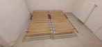 bed lattoflex op voet, Ophalen, Gebruikt, Bruin, Tweepersoons