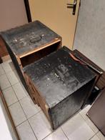 Oude zwarte houten kisten, Huis en Inrichting, Woonaccessoires | Kisten, Ophalen of Verzenden, Zo goed als nieuw