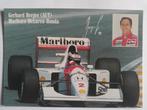Post card postkaart F1 Gerhard Berger Marlboro Formule 1, Ophalen of Verzenden, Ongelopen