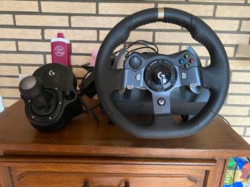 Logitech g920 racestuur met schakelpook ZONDER PEDALEN beschikbaar voor biedingen