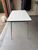 Vintage Formica tafel +1 bijpassende stoel–jaren ’60 stijl, Huis en Inrichting, Ophalen, 50 tot 100 cm, Formica, retro, Vier personen