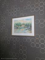 Schilderij in kader, Antiek en Kunst, Kunst | Schilderijen | Klassiek, Ophalen